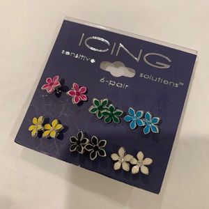 Icing - 6 pairs of Earrings